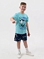 Детская пижама с шортами "Диджей" короткий рукав