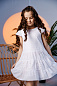 Детское платье 9184 Белое
