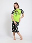 Детская пижама "Настроение" / Авокадо зеленый