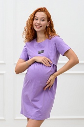 Женская туника для беременных и кормящих 67123 Сиреневая