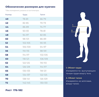 Брюки медицинские мужские М-750 Элит-145